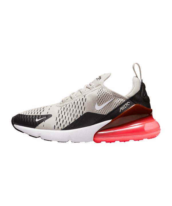Nike Air Max 270 Sneaker Beige Schwarz Rot F003 - schwarz