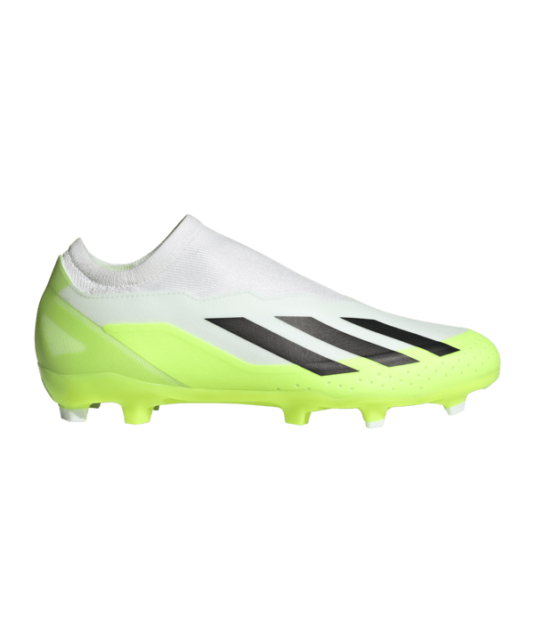 adidas X Crazyfast.3 LL FG Crazyrush Weiss Schwarz Gelb - weiss
