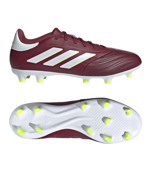 adidas COPA Pure 2 League FG Energy Citrus Rot Weiss Gelb - rot