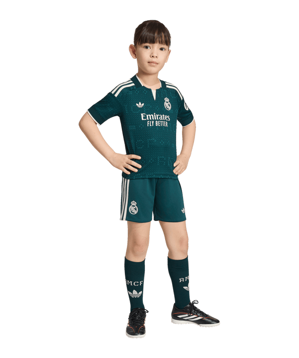 adidas Real Madrid Divisa da gara Away 2026/2027 Bambini Verde - verde