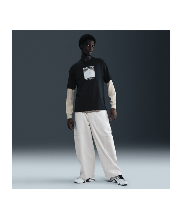 Nike M90 Open T-Shirt Schwarz F010 - schwarz