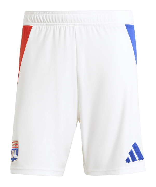 adidas Olympique Lyon Short Home 2024/2025 Weiss - weiss