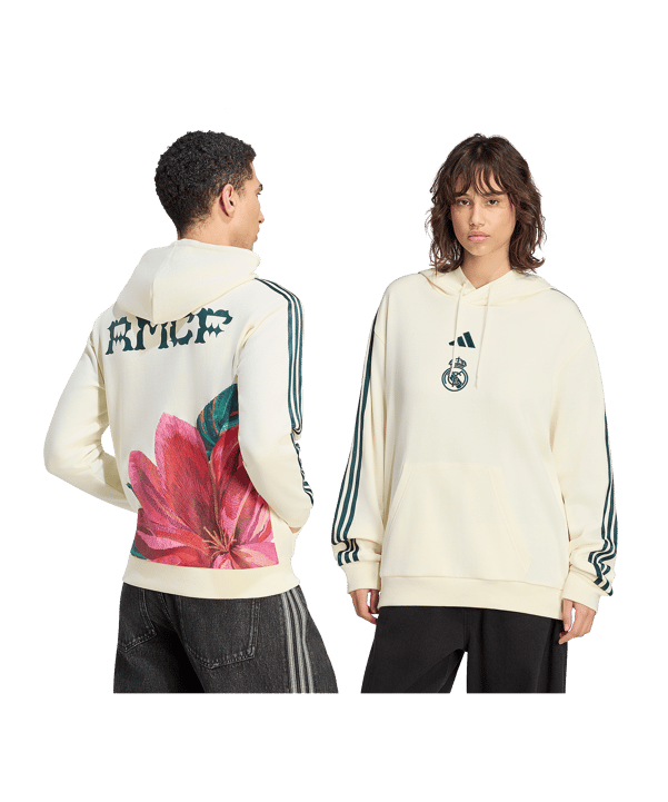 adidas Real Madrid Farm Hoody Beige - beige