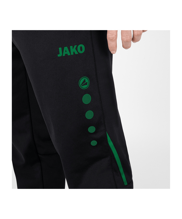 JAKO Challenge Polyesterhose Schwarz Grün F813