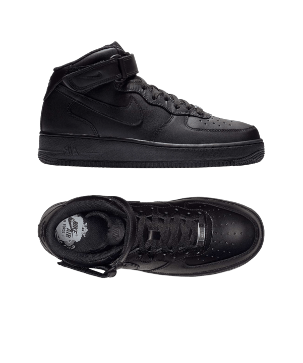 Nike Air Force 1 Mid Schwarz F001 - schwarz