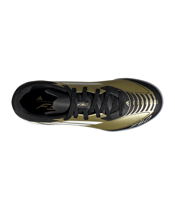 adidas F50 League TF Messi Triunfo Dorado Kids Gold Weiss - gold