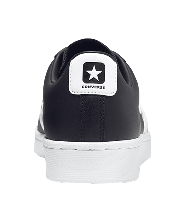 Converse Pro Leather OX Sneaker Schwarz Weiss - schwarz