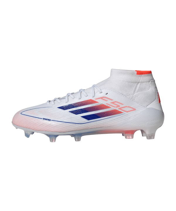 adidas F50 Elite Mid FG Advancement Damen Weiss Blau - weiss