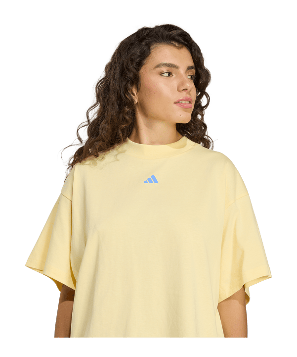 adidas 3 Stripes Studio T-Shirt Damen Gelb - gelb