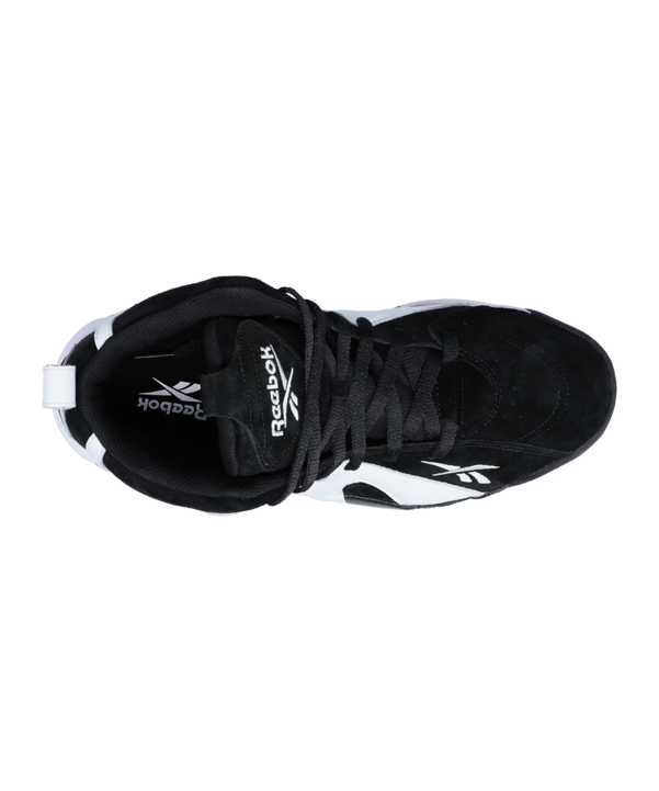 Reebok Kamikaze II High Schwarz Weiss - schwarz