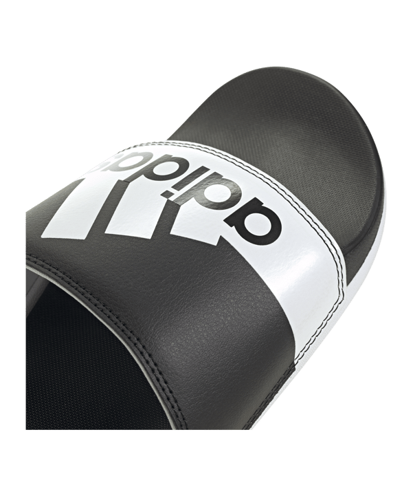 adidas Adilette Comfort Schwarz Weiss - schwarz