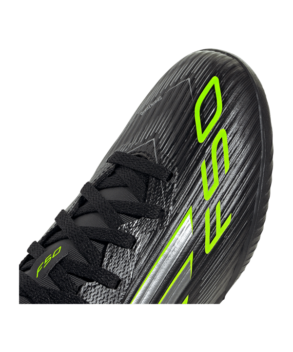 adidas F50 League TF Electric Stealth Kids Schwarz - schwarz