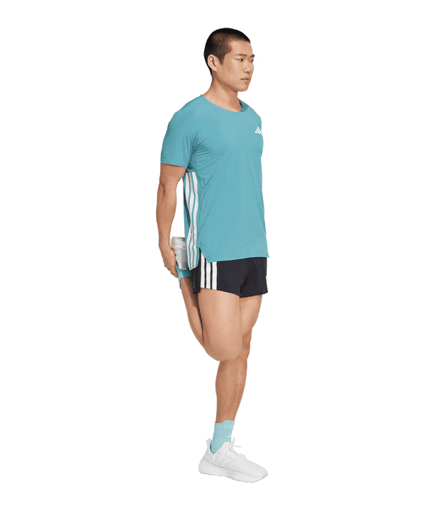 adidas Adizero Running T-Shirt Blau - blau