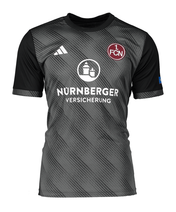 adidas 1.FC Nürnberg Trikot 3rd 2024/2025 Kids Schwarz - schwarz
