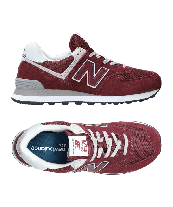 New Balance 574 Rot Weiss FEVM - rot