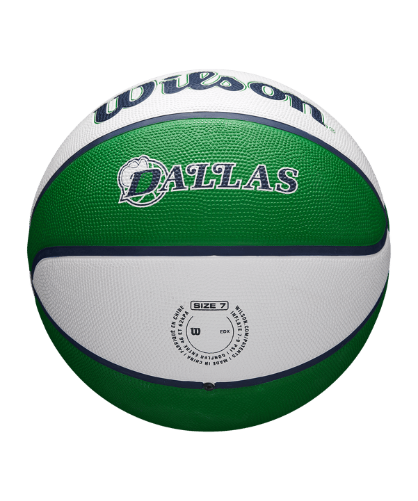 Wilson Wilson NBA Team City Edition Basketball Dallas Mavericks Indoorball Grün - gruen