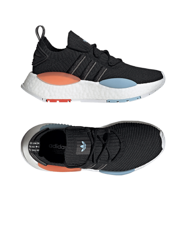 adidas Originals NMD_W1 Damen Schwarz Weiss Blau - schwarz