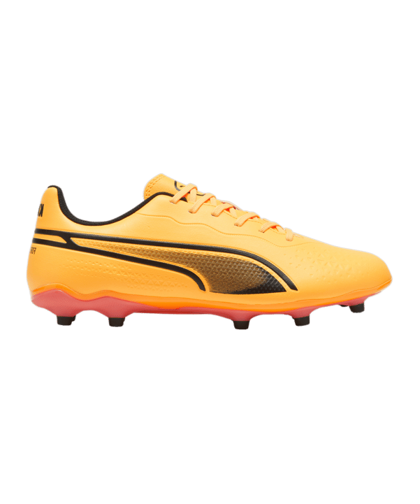 PUMA KING Match FG/AG The Forever Faster Orange Schwarz F05 - orange