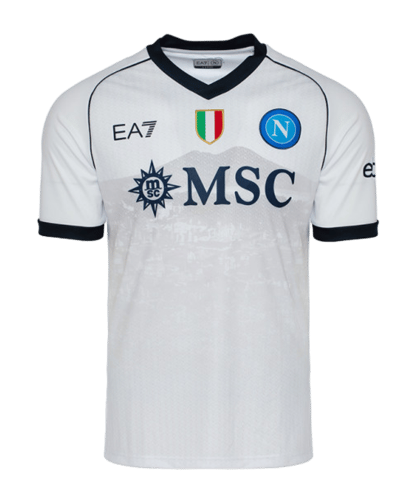 EA7 SSC Neapel Trikot Away 2023/2024 Weiss - weiss