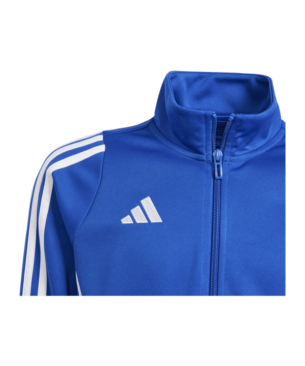 adidas Tiro 24 Trainingsjacke Kids Blau Weiss - blau