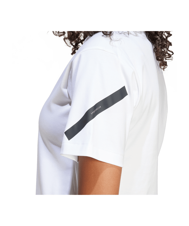 adidas T-Shirt Damen Weiß - weiss