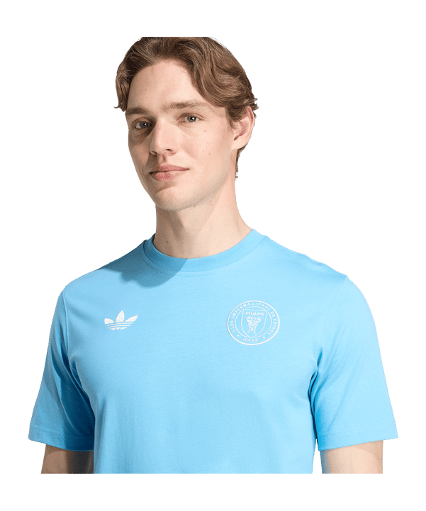 adidas Inter Miami T-Shirt Blau - blau