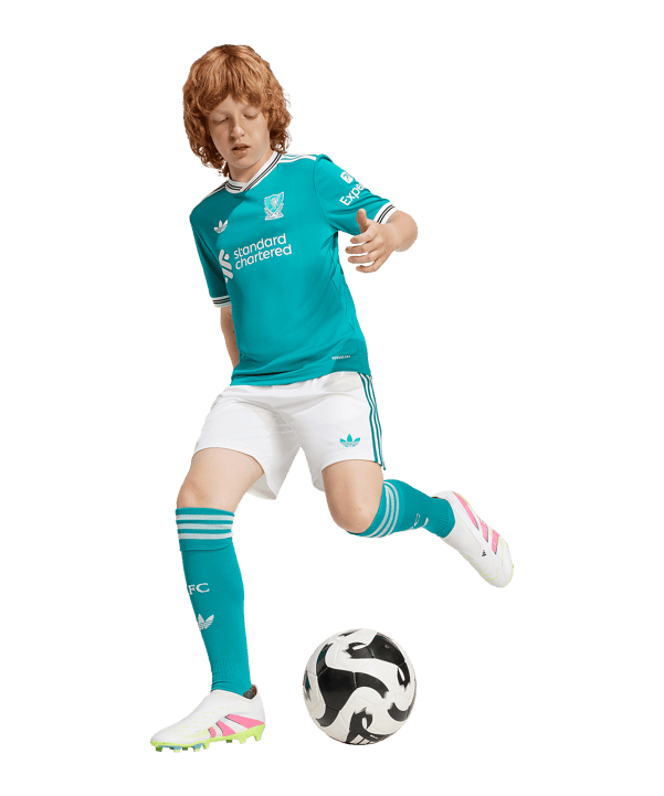 adidas FC Liverpool Short 3rd 2025/2026 Kids Weiß - weiss