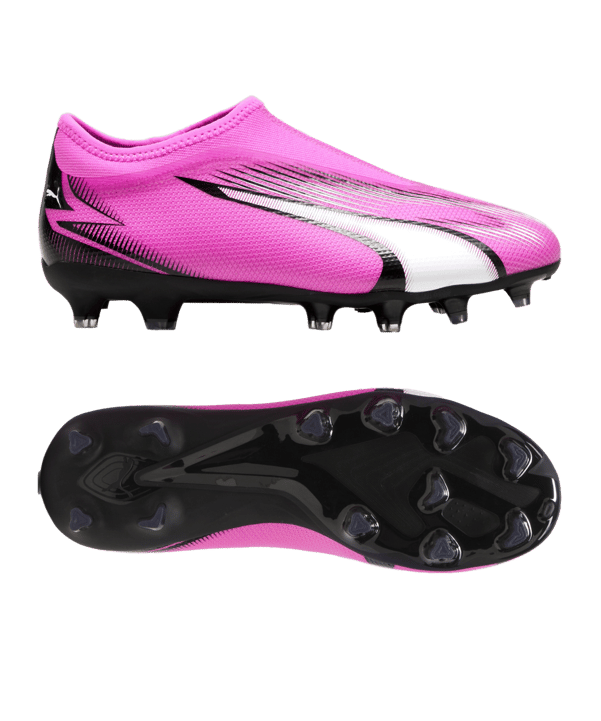 PUMA ULTRA Match LL FG/AG Phenomenal Jr Kids Pink Weiss Schwarz F01 - rosa