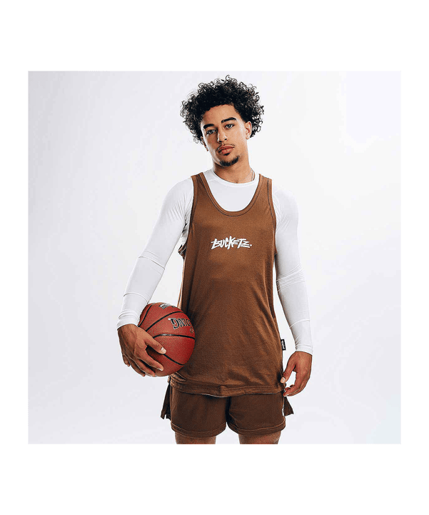 Bucketz Reversible Pick Up Trikot Braun - braun