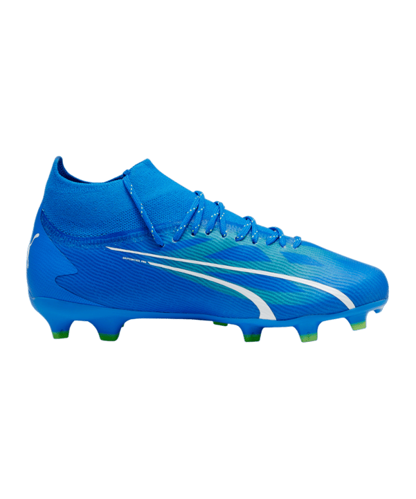 PUMA ULTRA Pro FG/AG Jr Gear Up Kids Blau Weiss F03 - blau