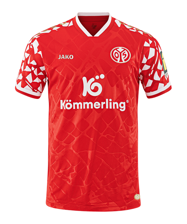 JAKO 1. FSV Mainz 05 Trikot Home 2025/2026 Rot F601 - rot