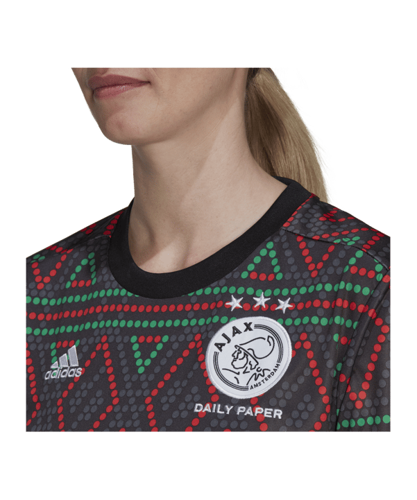 adidas Ajax Amsterdam Prematch Shirt 22/23 Damen Schwarz - schwarz