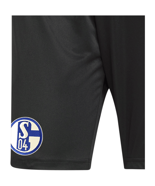 adidas FC Schalke 04 Trainingsshort Schwarz - schwarz