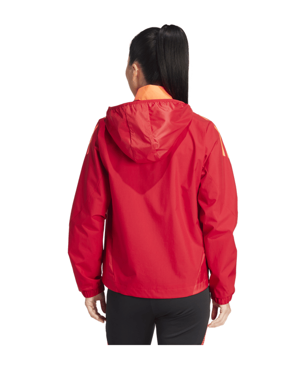 adidas Tiro 24 Competition Allwetterjacke Damen - rot