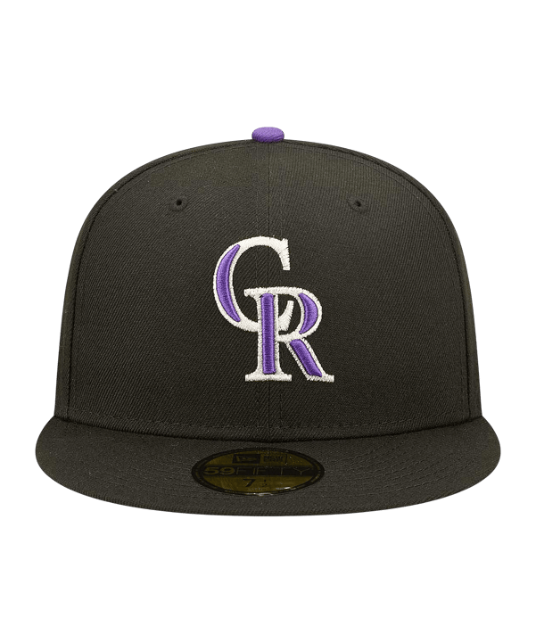 New Era Colorado Rockies 59Fifty Cap Schwarz - schwarz