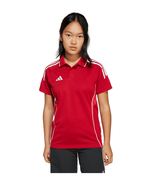 adidas Tiro 25 Competition Polo Kids Rot - rot