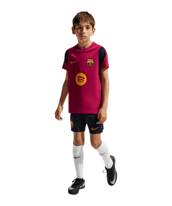 Nike FC Barcelona Trainingsshirt Kids Rot F621 - rot