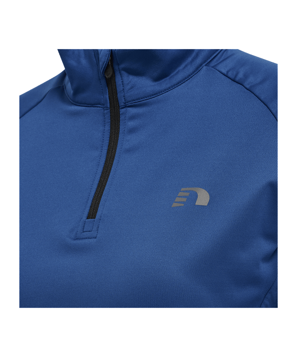 Newline Core Zip Sweatshirt Running Damen F7045 - blau