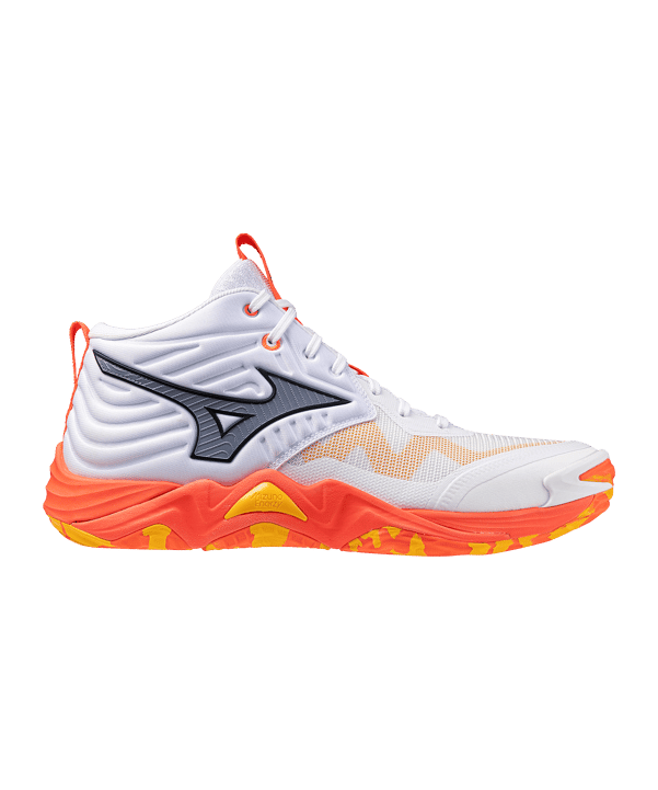 Mizuno Wave Momentum Elite Mid Weiß F01 - weiss