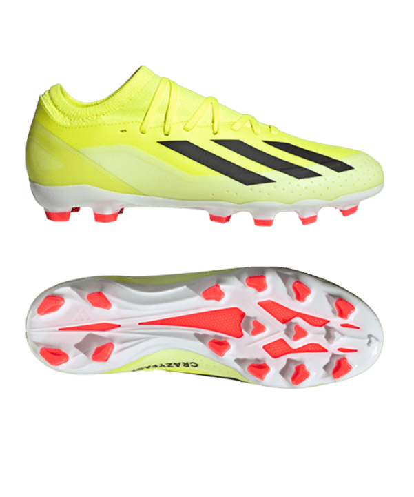 adidas X Crazyfast League MG Solar Energy Gelb Schwarz Weiss - gelb