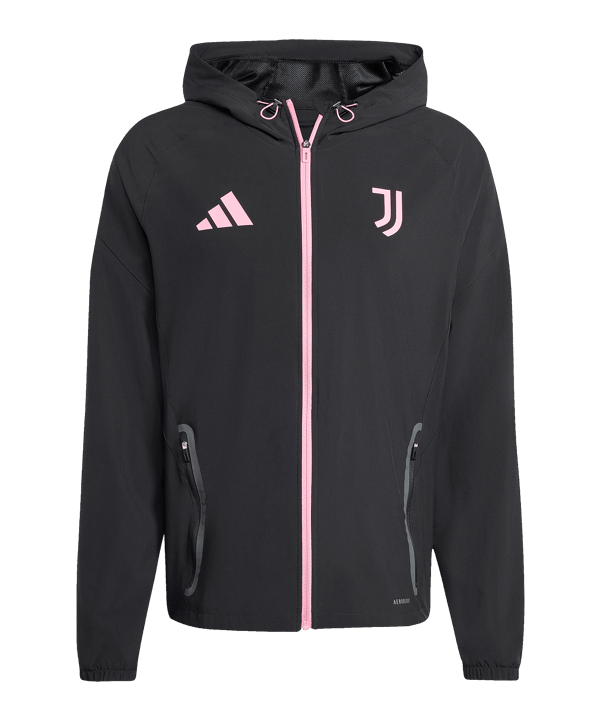 adidas Juventus Turin Vis Tech Travel Jacke Schwarz - schwarz