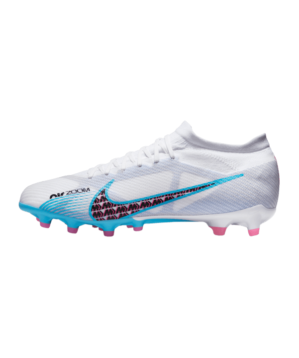 Nike Air Zoom Mercurial Vapor XV Pro FG Blast Weiss Blau Pink F146 - weiss