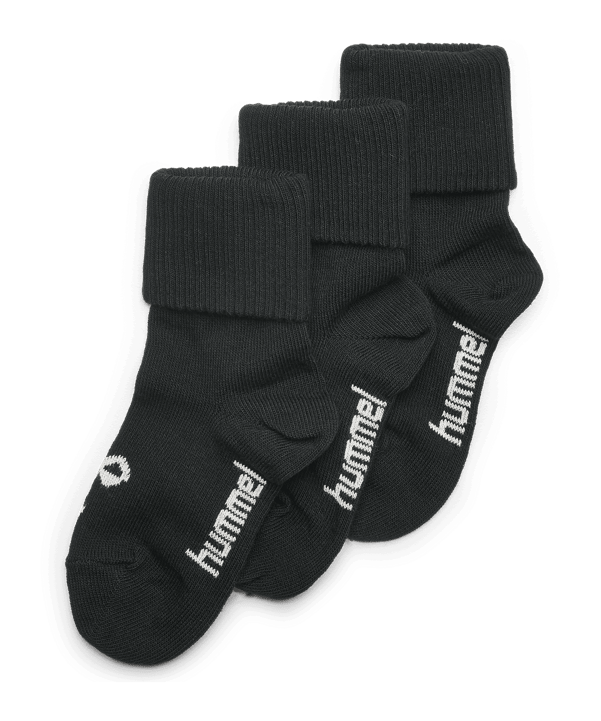 Hummel Sora 3-Pack Socken Kids Schwarz F2001 - schwarz
