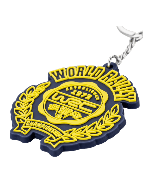 WRC College Rubber Schlüsselanhänger Blau - blau
