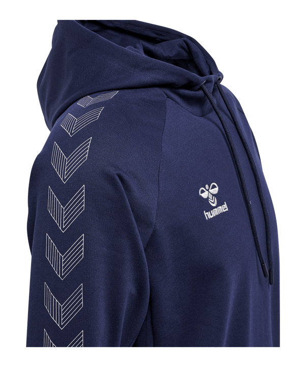 Hummel hmlMOVE Grid Hoody Blau F7026 - blau