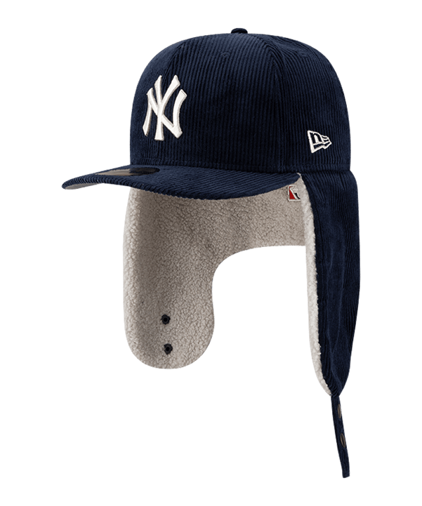 New Era MLB 59Fifty New York Yankees Cord Dogear Cap Blau - blau
