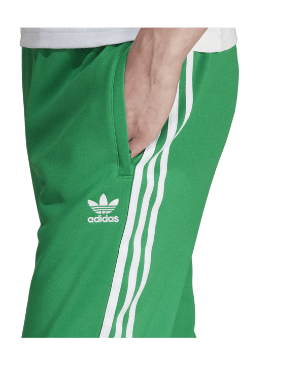 adidas Originals Jogginghose Grün Weiss - gruen