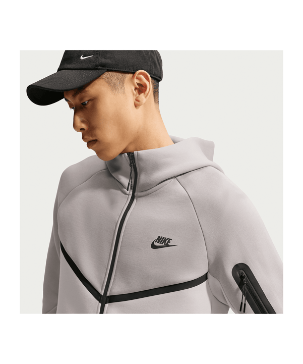 Nike Tech Windrunner Jas met capuchon Grijs K009 - grijs