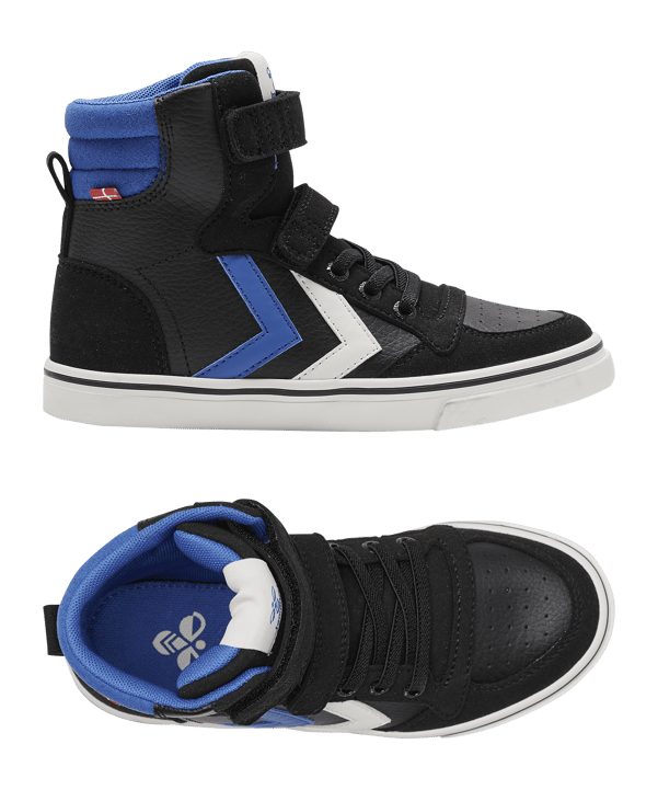 Hummel Slimmer Stadil High Sneaker Kids Schwarz F2001 - schwarz