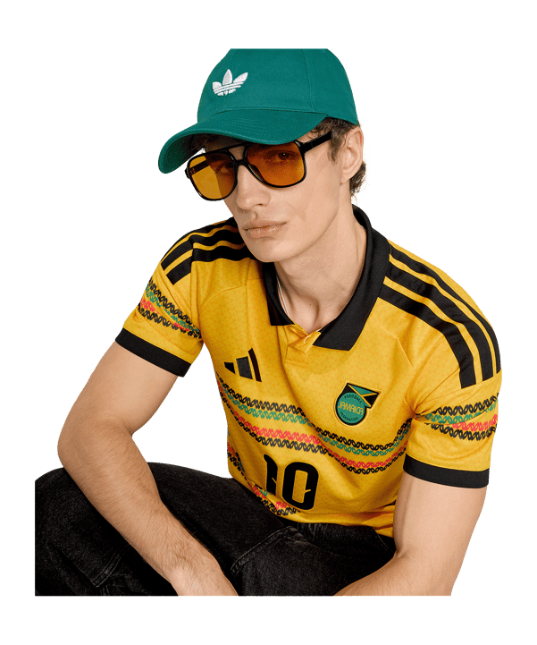 adidas JFF Jamaika Marley 10 Trikot Home WM 2026 Gelb - gelb